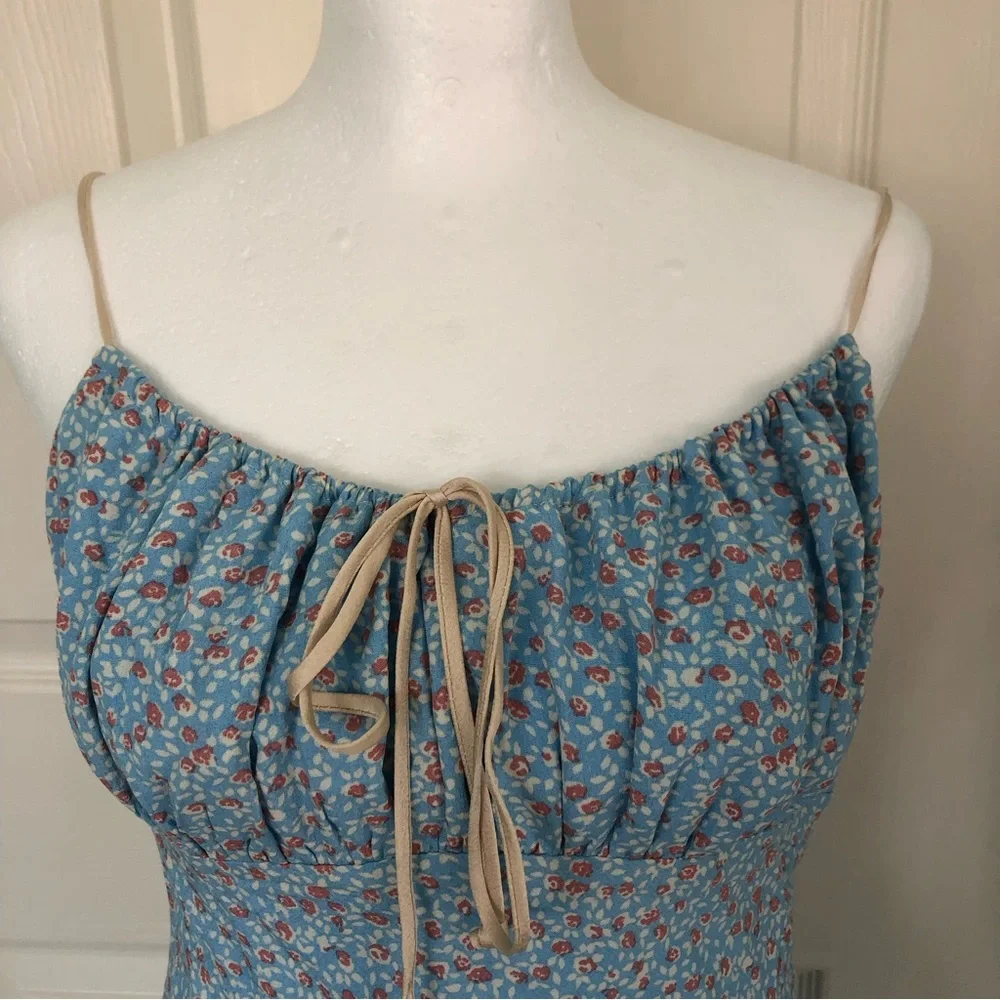 NWT Cotton Candy LA Blue Floral Dress - Picture 2 of 10